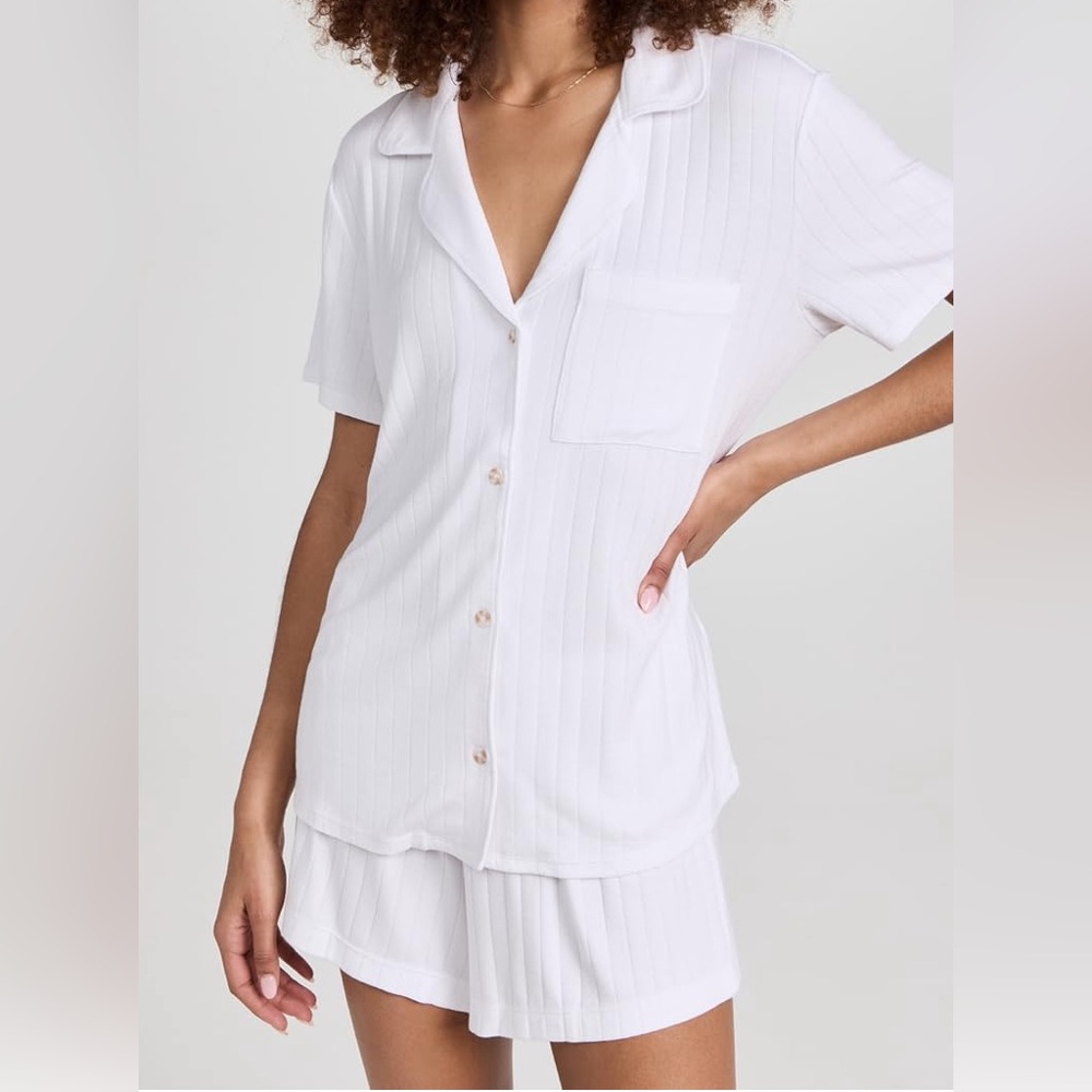 Eberjey Gisele TENCEL™ Modal Rib Relaxed Short PJ Set